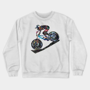 mountain bike mtb bmx downhill Crewneck Sweatshirt